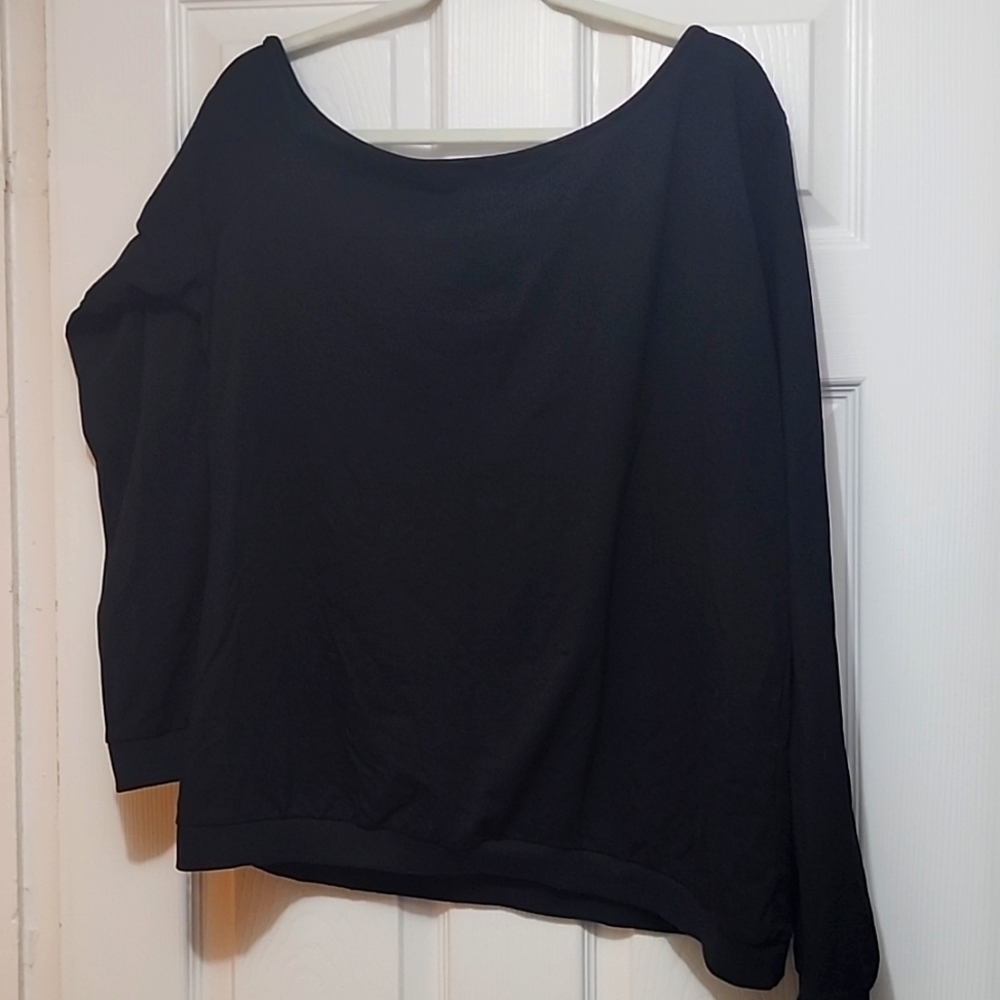 Off shoulder "kiss" long sleeve top XL - Picture 3 of 4